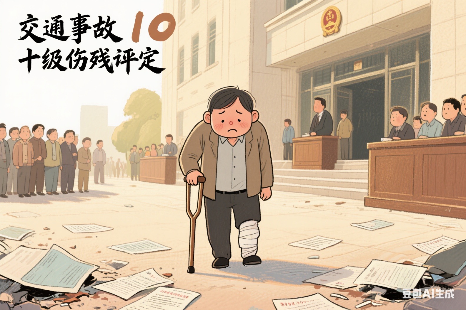 交通事故十级伤残的鉴定标准及其赔偿计算公式